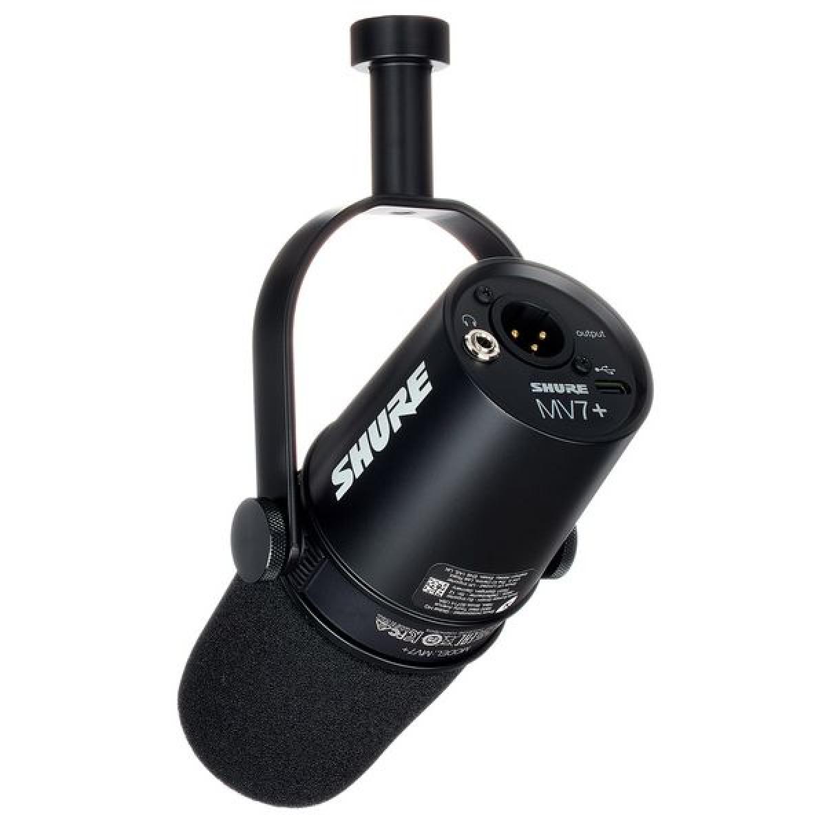 Shure MV7 Plus Black - BimotorDJ
